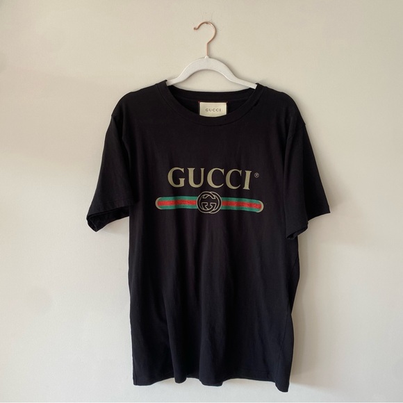 Gucci Tops - Women’s Oversize Black Gucci Oversized T-Shirt